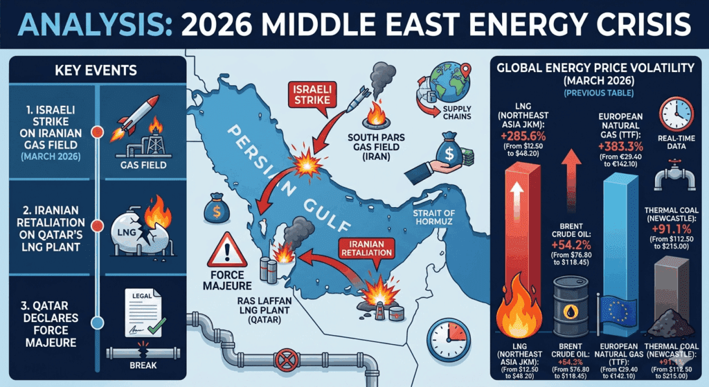 Qatar-Israel Crisis 2026: Global LNG Supply Chain Under Fire and Economic Aftershocks