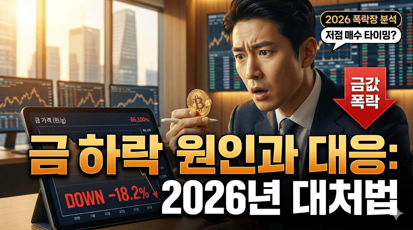 금하락원인과대응,금값폭락,2026년금시세,금투자방법,달러강세,중동전쟁경제,재테크블로그,안전자산운용