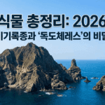 독도 동식물,독도 생태계,독도 미기록종,독도체레