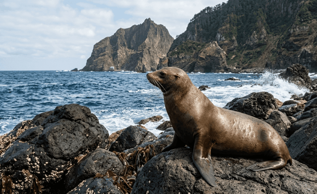 강치, 독도강치, 독도 동식물 ,독도 신종 요각류 독도 생태계,독도 미기록종,독도체레스.섬기린초,사철나무,,2026 독도 리포트,동해의 갈라파고스,멸종위기 야생생물,생물 주권, 독도 동식물 총정리